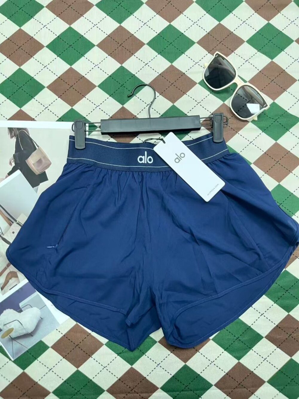 🖤Alo Yoga Match Point Short Navy Blue, Brand new Versatile shorts - Picture 2 of 8